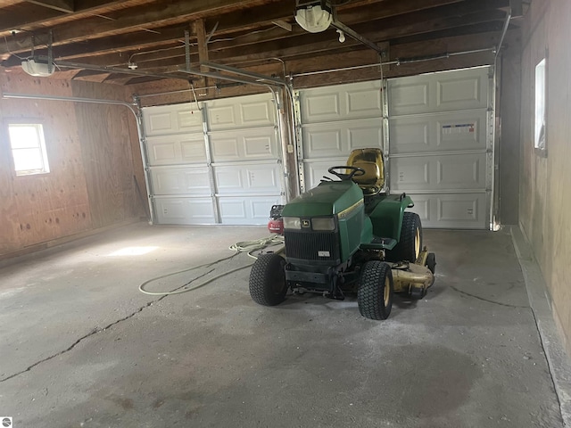 2507 N Lincoln Rd, Rosebush, MI 48878 - garage featuring a garage door opener