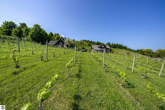 10702 E Hill Top Rd, Suttons Bay, MI 49682 - view of yard featuring a view of countryside