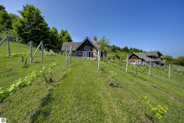 10702 E Hill Top Rd, Suttons Bay, MI 49682 - view of yard