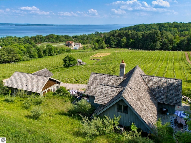 10702 E Hill Top Rd, Suttons Bay, MI 49682 - view of rural area featuring a nearby body of water