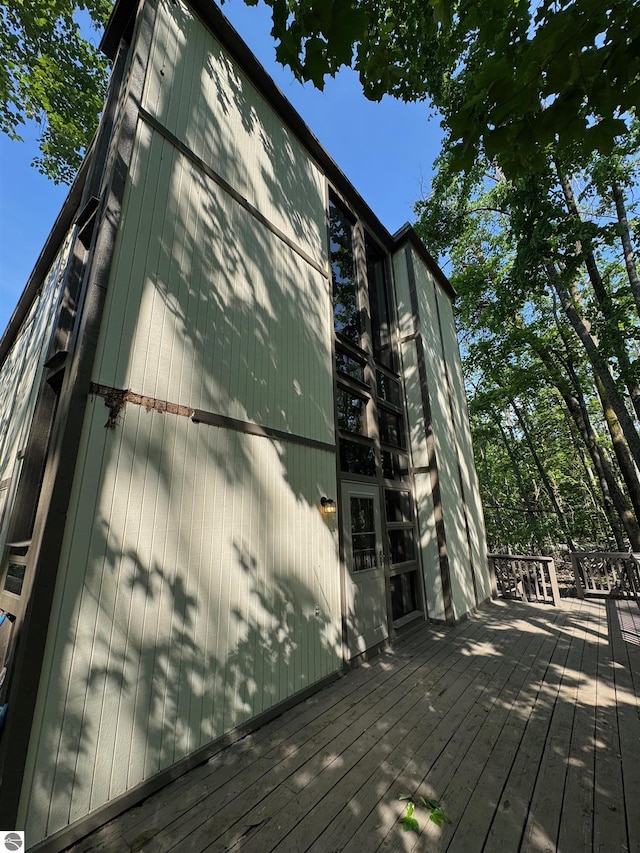 6740 Pheasant Run, Gaylord, MI 49735 - view of wooden deck