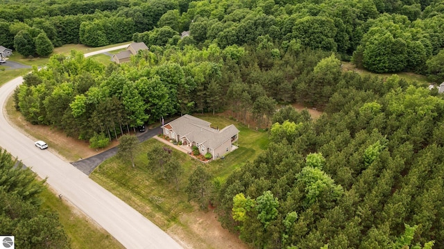 10355 Fencepost Ln, Traverse City, MI 49685 - view of subject property with a forest