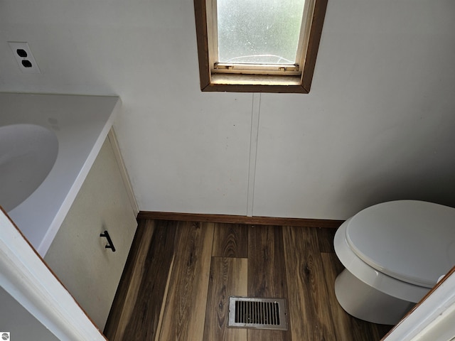 4151 E Jordan Rd Lot 51, Mount Pleasant, MI 48858 - bathroom with vanity and wood finished floors