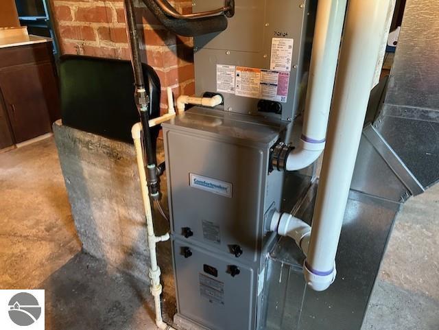 2393 Oates Rd, Tawas City, MI 48763 - utilities featuring heating unit