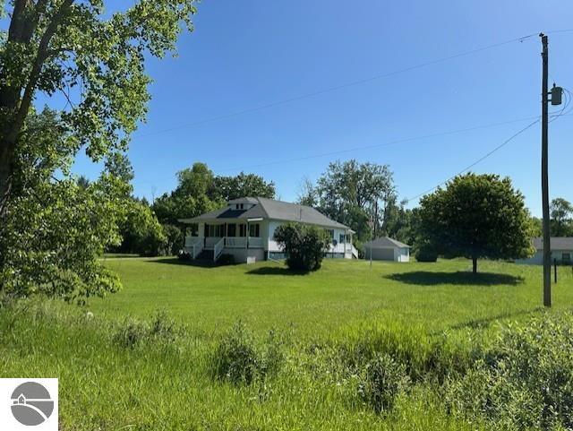 2393 Oates Rd, Tawas City, MI 48763 - view of green lawn