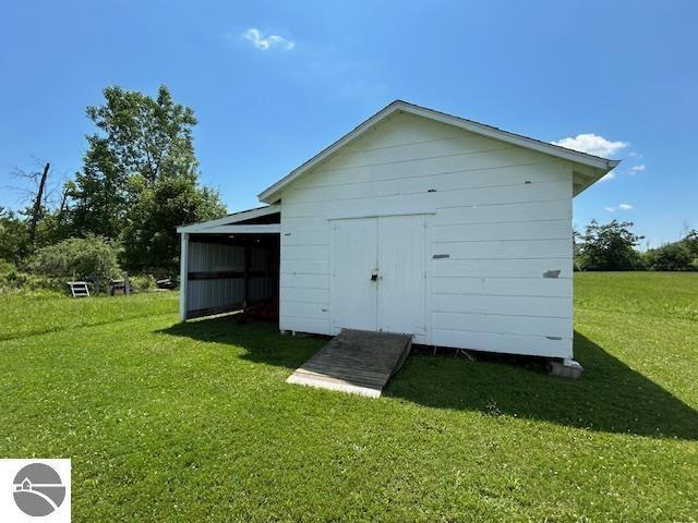 2393 Oates Rd, Tawas City, MI 48763 - view of shed