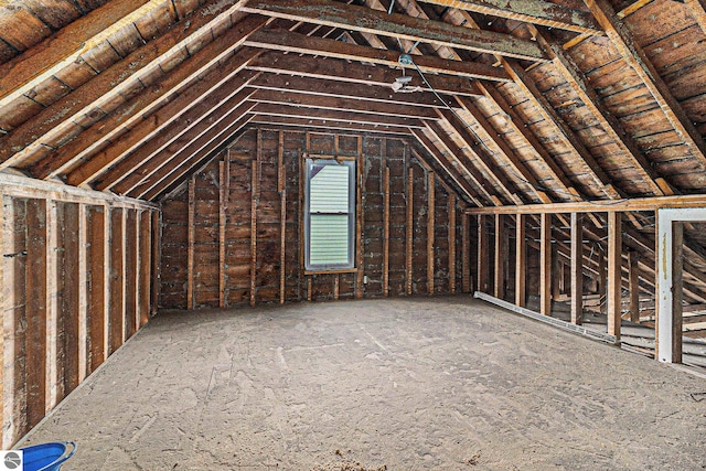 718 Forest Ave, Frankfort, MI 49635 - view of attic