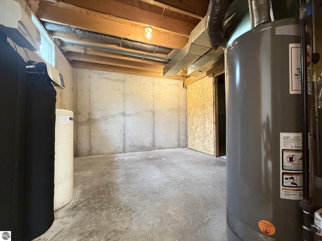 2082 Dusty Trl, Kingsley, MI 49649 - basement featuring gas water heater