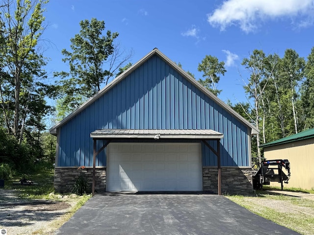 7851 White Birch Dr, Farwell, MI 48622 - view of detached garage