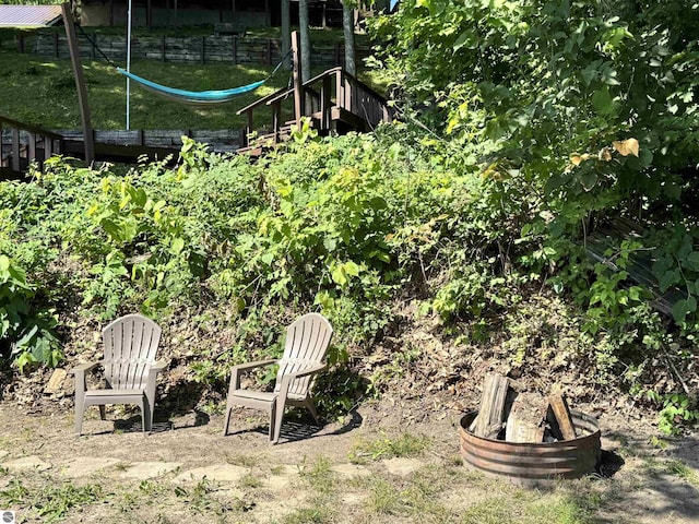 7851 White Birch Dr, Farwell, MI 48622 - view of yard