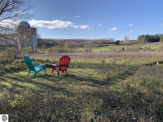 13333 S Coleman Rd, Empire, MI 49630 - view of yard featuring a view of countryside