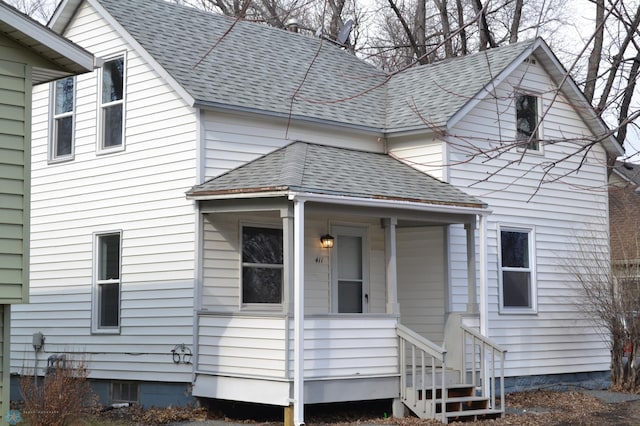 view of front of home