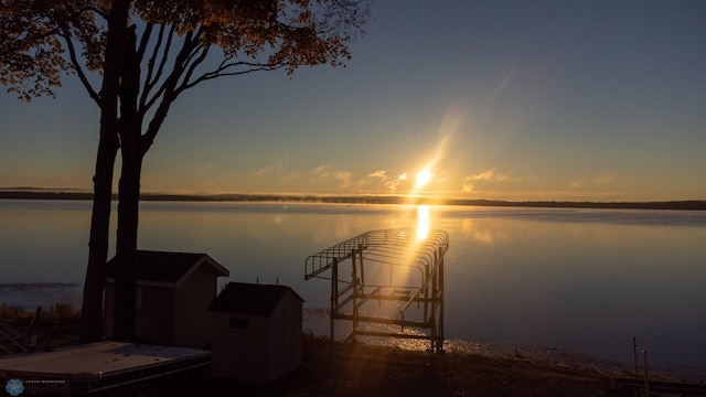 view of water view