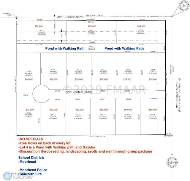 3971 79th Ave N, Moorhead MN, 56560 land for sale