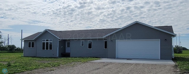 ranch-style house with a garage