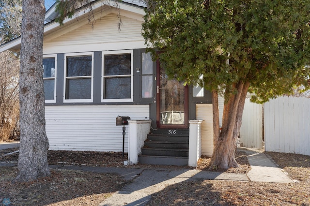 view of front of house