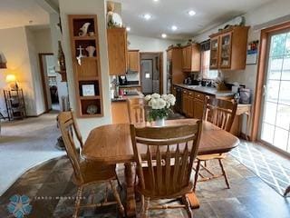 view of dining area