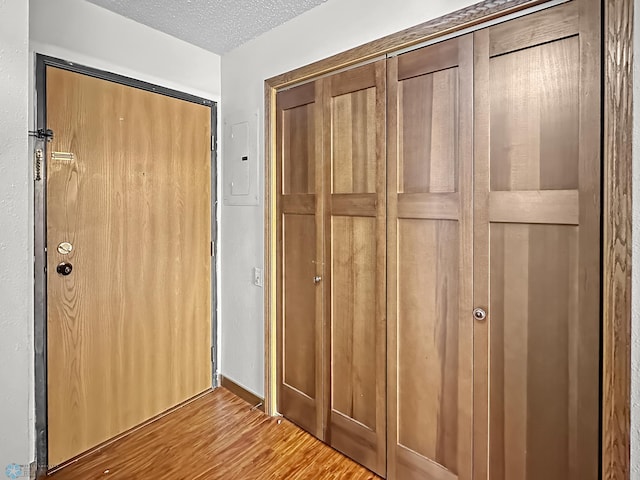 closet with electric panel