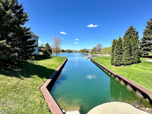 view of water feature