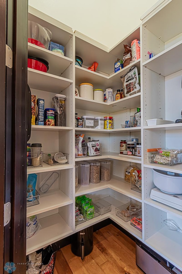 view of pantry