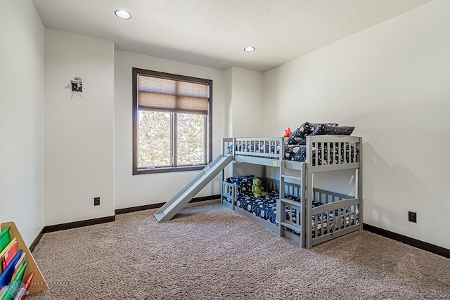 bedroom featuring carpet floors