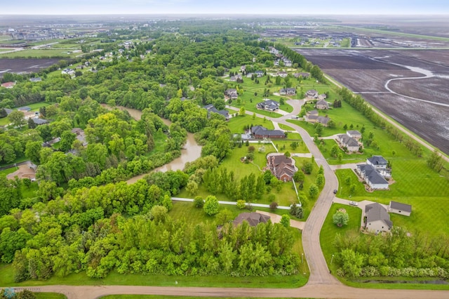 view of aerial view