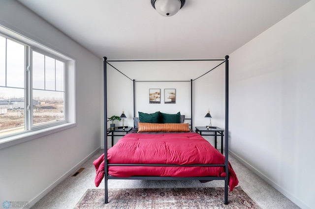 bedroom with carpet flooring