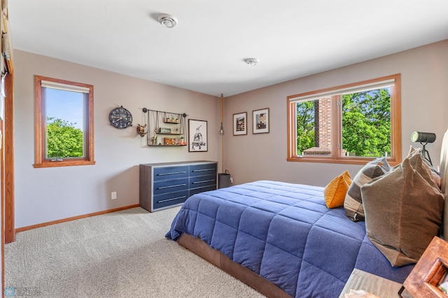 bedroom featuring carpet floors