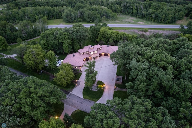 view of birds eye view of property