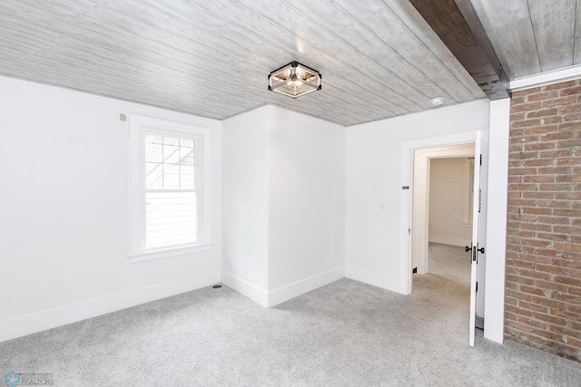 empty room featuring carpet flooring