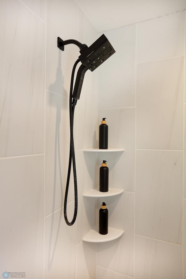 details with walk in shower