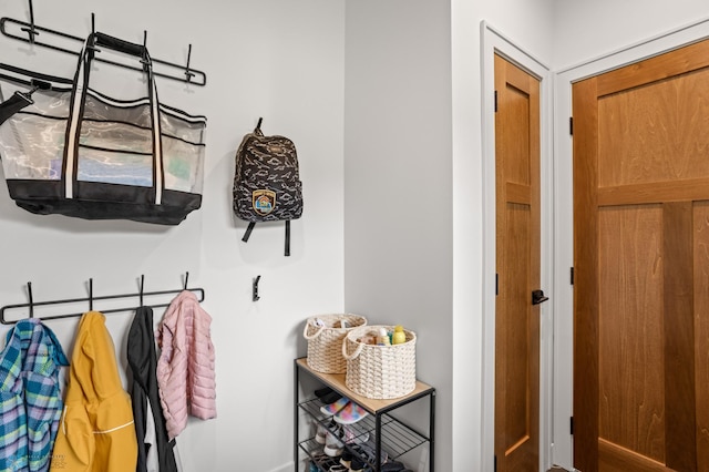 view of mudroom