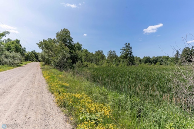 view of road