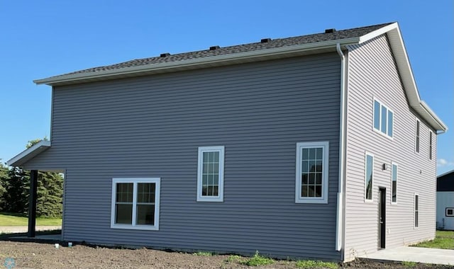 view of back of property