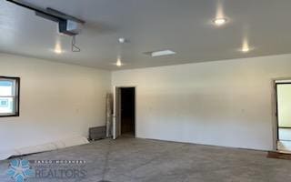 empty room with concrete floors