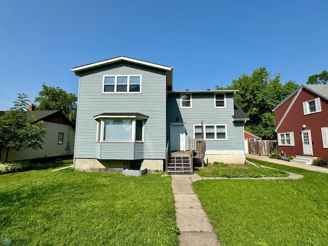 exterior space featuring a yard