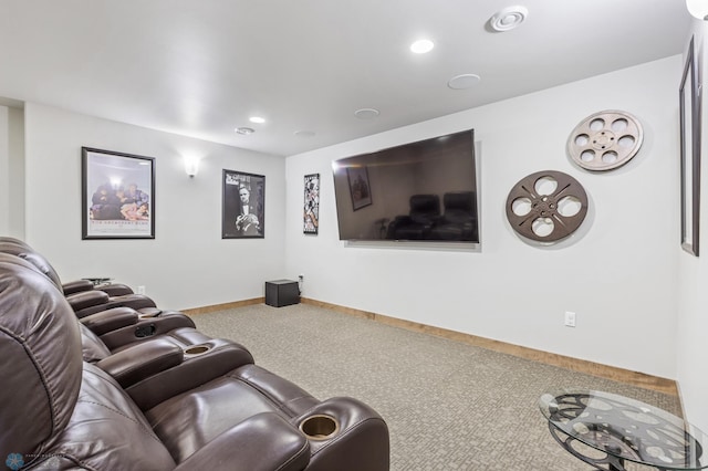 cinema with carpet flooring