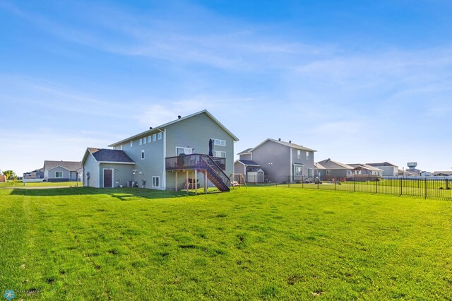 exterior space featuring a wooden deck