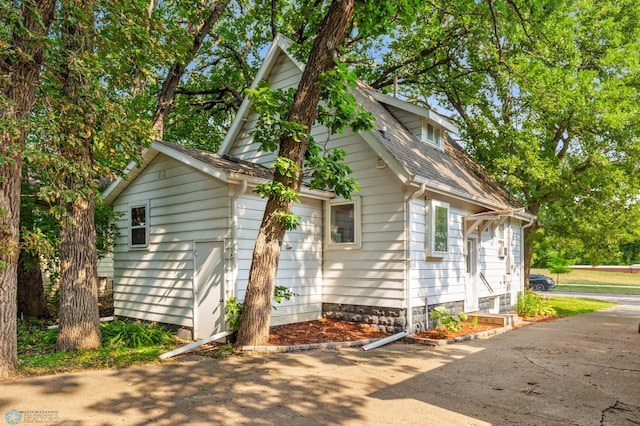 view of bungalow