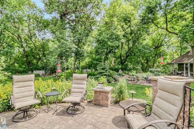 view of patio