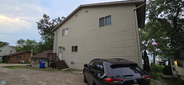 view of rear view of property