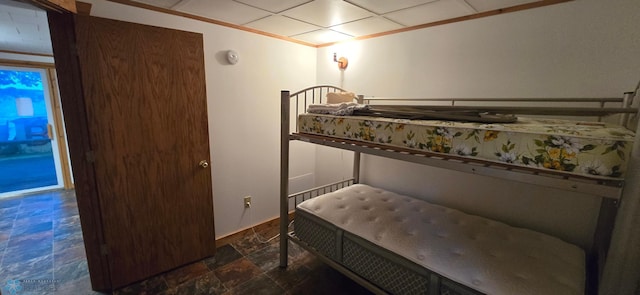 view of tiled bedroom