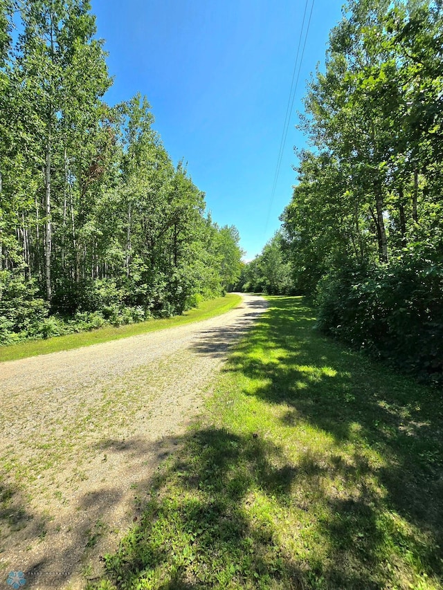 view of road