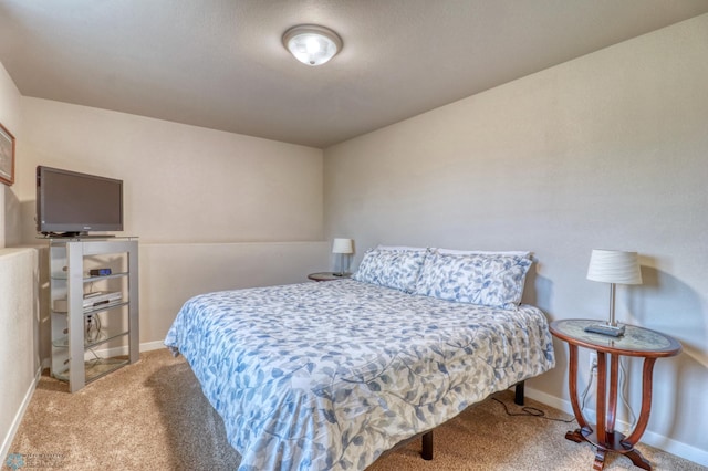 bedroom featuring carpet flooring