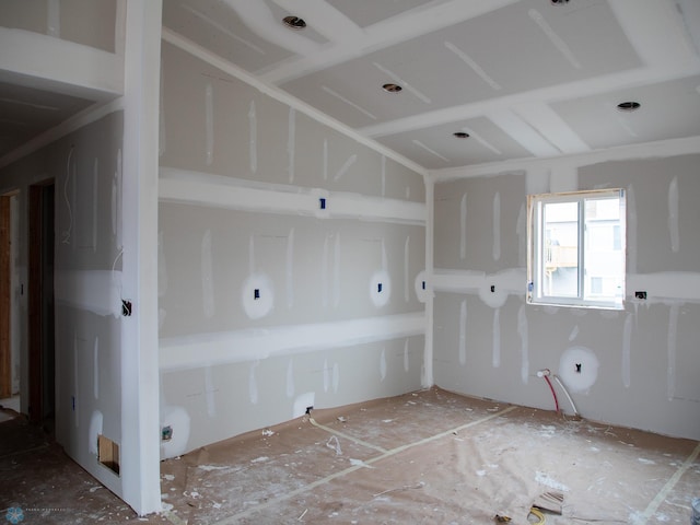 view of clothes washing area