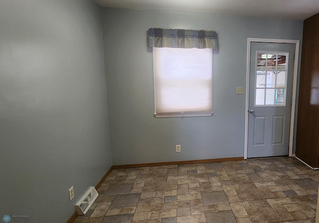 view of tiled entrance foyer