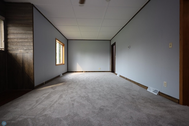 spare room with carpet