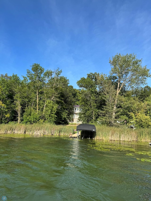 view of water feature