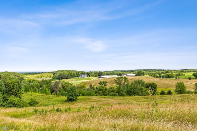 view of landscape with a rural view