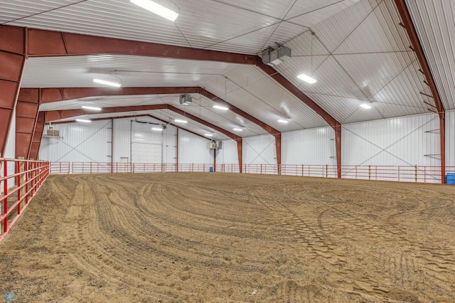 view of horse barn